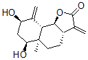 CAS#: 27740-14-3, (3aS,9abeta,9balpha)-3abeta,4,5,5a,6,7,8,9,9a,9b-Decahydro-6beta,8beta-Dihydroxy-5aalpha-Methyl-3,9-Bis(Methylene)Naphtho[1,2-b]Furan-2(3H)-One