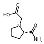 CAS#: 277751-02-7, [(2S)-2-Carbamoyl-1-Pyrrolidinyl]Acetic Acid