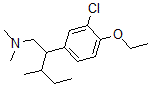 CAS#: 27778-80-9, 3-Chloro-4-Ethoxy-N,N-Dimethyl-beta-(1-Methylpropyl)Benzeneethanamine