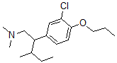 CAS#: 27778-86-5, 3-Chloro-N,N-Dimethyl-beta-(1-Methylpropyl)-4-Propoxybenzeneethanamine