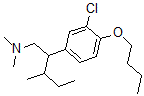 CAS#: 27778-88-7, 4-Butoxy-3-Chloro-N,N-Dimethyl-beta-(1-Methylpropyl)Benzeneethanamine