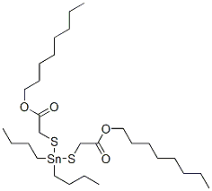 CAS#: 2781-09-1, Octyl 2-(Dibutyl-(Octoxycarbonylsulfanylmethyl)Stannyl)Sulfanylacetate