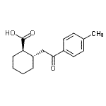 CAS#: 27866-87-1, (1R,2S)-2-[2-(4-Methylphenyl)-2-Oxoethyl]Cyclohexanecarboxylic Acid