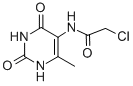 CAS 登录号：27870-38-8， 2-氯-N-(1,2,3,4-四氢-6-甲基-2,4-二氧代-5-嘧啶基)-乙酰胺