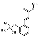 CAS#: 27927-16-8, Methyl (2E)-3-{2-[(Trimethylsilyl)Oxy]Phenyl}Acrylate