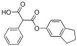 CAS 登录号:27932-00-9, (2,3-二氢-1H-茚-5-基)苯基丙二酸氢酯