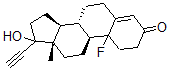 CAS#: 2796-89-6, (17a)-10-Fluoro-17-hydroxy-19-Norpregn-4-en-20-yn-3-one