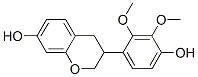 CAS 登录号:27973-50-8, 3,4-二氢-3-(4-羟基-2,3-二甲氧基苯基)-2H-1-苯并吡喃-7-醇