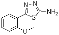 CAS#: 28004-56-0, 5-(2-Methoxyphenyl)-1,3,4-Thiadiazol-2-Amine