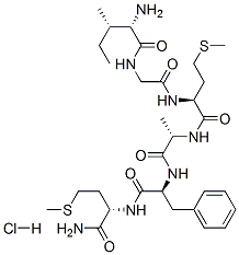 CAS#: 2807-80-9, L-Alanyl-L-phenylalanyl-L-isoleucylglycyl-L-methionyl-Methioninamide hydrochloride