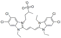 CAS#: 28118-10-7, 5,6-Dichloro-2-[3-(5,6-Dichloro-1,3-Diethyl-1,3-Dihydro-2H-Benzimidazol-2-Ylidene)-1-Propenyl]-1-Ethyl-3-(3-Sulphonatobutyl)-1H-Benzimidazolium
