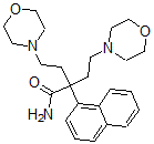 CAS 登录号：2817-59-6， 4-吗啉-4-基-2-(2-吗啉-4-基乙基)-2-萘-1-基丁酰胺