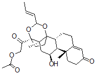 CAS 登录号：28202-60-0， 尼可奈德乙酸酯