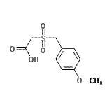 CAS 登录号：28203-60-3， [(4-甲氧基苄基)磺酰基]乙酸