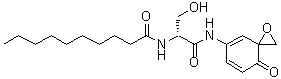 CAS#: 282108-77-4, N-{(2R)-3-Hydroxy-1-Oxo-1-[(8-Oxo-1-Oxaspiro[2.5]Octa-4,6-Dien-5-Yl)Amino]-2-Propanyl}Decanamide