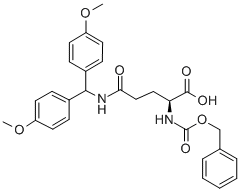 CAS#: 28252-49-5, N-(Bis(4-methoxyphenyl)methyl)-N2-((phenylmethoxy)carbonyl)-L-glutamine