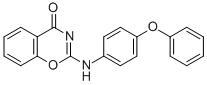 CAS 登录号：282529-86-6， 2-[(4-苯氧基苯基)氨基]-4H-1-苯并恶嗪-4-酮