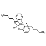 CAS 登录号：28258-94-8， 二(2-辛基苯基)磷酸氢酯