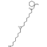 CAS 登录号：28300-45-0， 1-甲基环己基8-(3-辛基-2-环氧乙烷基)辛酸酯