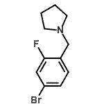 CAS 登录号：283173-83-1， 1-(4-溴-2-氟苄基)吡咯烷
