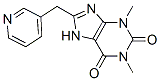 CAS 登录号：28345-99-5， 1,3-二甲基-8-(吡啶-3-基甲基)-7H-嘌呤-2,6-二酮