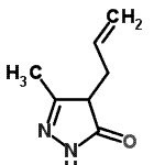 CAS#: 284488-23-9, 4-Allyl-5-Methyl-2,4-Dihydro-3H-Pyrazol-3-One