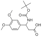CAS#: 284492-37-1, 3-Tert-Butoxycarbonylamino-3-(3,4-Dimethoxy-Phenyl)-Propionic Acid
