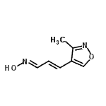 CAS#: 286473-04-9, (1E,2E)-N-Hydroxy-3-(3-Methyl-1,2-Oxazol-4-Yl)-2-Propen-1-Imine