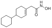 CAS 登录号:28673-66-7, 2-(4-环己基-1-环己烯基)-N-羟基-乙酰胺
