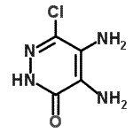CAS 登录号：28682-71-5， 4,5-二氨基-6-氯-3(2H)-哒嗪酮