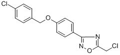 CAS 登录号：286841-02-9， 3-[4-[(4-氯苄基)氧基]苯基]-5-(氯甲基)-1,2,4-恶二唑
