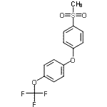 CAS 登录号：286844-91-5， 1-(甲基磺酰基)-4-[4-(三氟甲氧基)苯氧基]苯