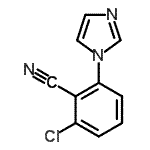 CAS 登录号：287176-53-8， 2-氯-6-(1H-咪唑-1-基)苯甲腈