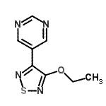 CAS 登录号：287472-28-0， 5-(4-乙氧基-1,2,5-噻二唑-3-基)嘧啶