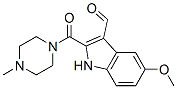 CAS 登录号:28837-84-5, 5-甲氧基-2-(4-甲基哌嗪-1-羰基)-1H-吲哚-3-甲醛