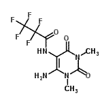 CAS#: 288391-11-7, N-(6-Amino-1,3-Dimethyl-2,4-Dioxo-1,2,3,4-Tetrahydro-5-Pyrimidinyl)-2,2,3,3,3-Pentafluoropropanamide