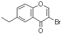 CAS 登录号：288399-50-8， 3-溴-6-乙基-4H-苯并吡喃-4-酮