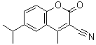 CAS#: 288399-89-3, 6-Isopropyl-4-Methyl-2-Oxo-2H-Chromene-3-Carbonitrile