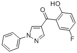 CAS#: 288401-60-5, (5-Fluoro-2-hydroxyphenyl)-(1-phenylpyrazol-4-yl)methanone