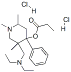 CAS#: 28866-35-5, [5-(Diethylaminomethyl)-1,2,5-Trimethyl-4-Phenyl-4-Piperidyl] Propanoate Dihydrochloride