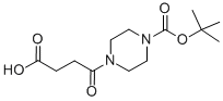 CAS 登录号：288851-44-5， 4-(3-羧基-丙酰基)-哌嗪-1-羧酸叔丁酯