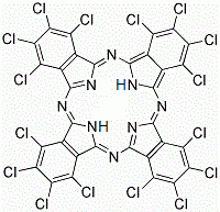 CAS#: 28888-81-5, 1,2,3,4,8,9,10,11,15,16,17,18,22,23,24,25-Hexadecachloro-29H,31H-Phthalocyanine