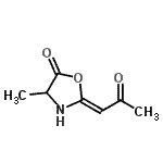 CAS#: 28897-82-7, (2Z)-4-Methyl-2-(2-Oxopropylidene)-1,3-Oxazolidin-5-One