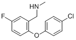 CAS#: 289717-57-3, 1-[2-(4-Chlorophenoxy)-5-Fluorophenyl]-N-Methylmethylamine