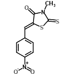 CAS#: 28996-47-6, (5Z)-3-Methyl-5-(4-Nitrobenzylidene)-2-Thioxo-1,3-Thiazolidin-4-One