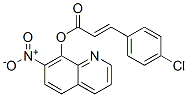 CAS 登录号:29002-19-5, 3-(4-氯苯基)丙烯酸 7-硝基-8-喹啉基酯