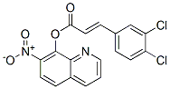 CAS 登录号:29002-20-8, 7-硝基-8-喹啉醇 3-(3,4-二氯苯基)丙烯酸酯