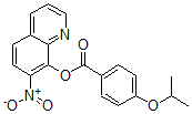 CAS 登录号:29002-44-6, 7-硝基-8-喹啉基 4-异丙氧基苯甲酸酯