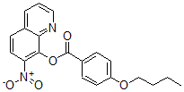 CAS 登录号:29002-46-8, 7-硝基-8-喹啉基 4-丁氧基苯甲酸酯
