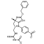 CAS 登录号：29028-60-2， 苄基氢{(2S)-5-(N'-硝基亚氨基甲酰胺基)-1-[(4-硝基苯基)氨基]-1-氧代-2-戊基}碳亚氨酸酯